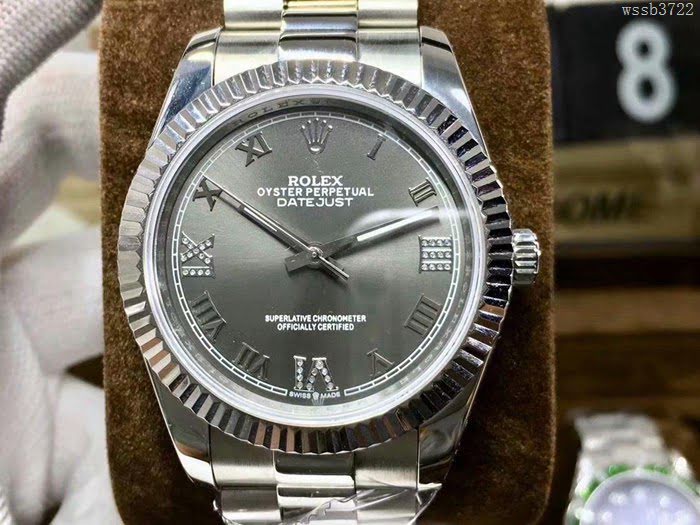 ROLEX勞力士 日誌系列 全新款 經典羅馬刻度設計 奢華典雅 男士腕表  wssb3722