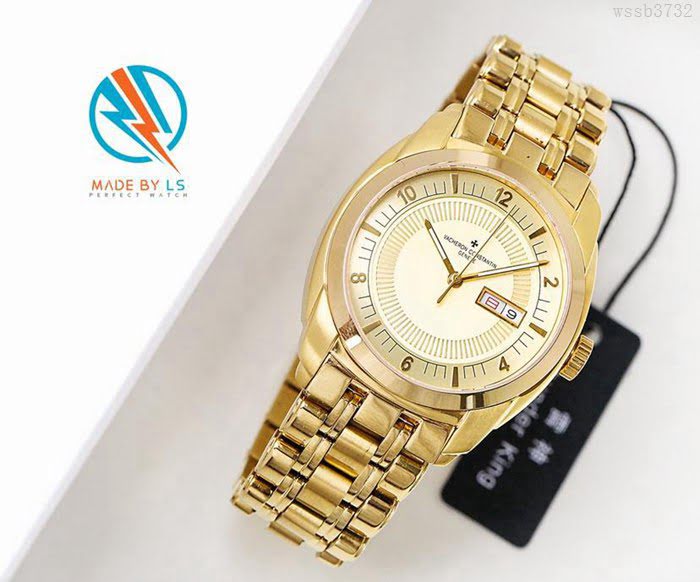 江詩丹頓 Vacheron Constantin LS精品 最新款 簡約型三針雙曆錶盤 全自動機械機芯 深度防水 男士腕表 夏季潛水專用表  wssb3732