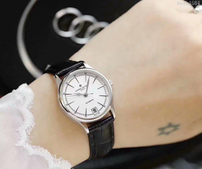 江詩丹頓 Vacheron Constantin 2019傳承系列女款 821A打磨花紋機芯 背透 藍寶石玻璃 深度防水 女士腕表  wssb4584