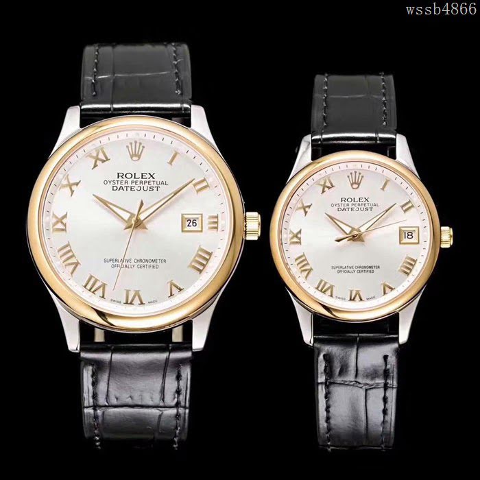 ROLEX勞力士 新品上市 2019新款 勞力士情侶腕表 簡約時尚大方 深度防水  wssb4866