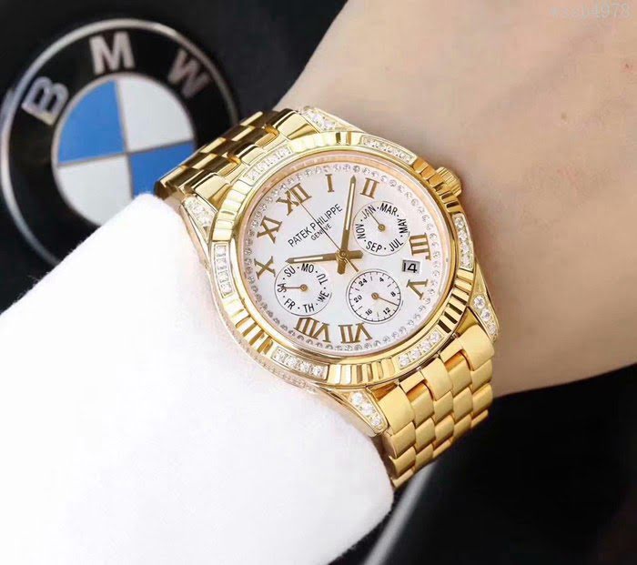 百達翡麗PATEK PHILPPE 全新多功能腕表 進口9100機械機芯 316L精鋼表殼錶帶 超級防水 最佳男士腕表  wssb4978