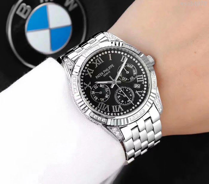 百達翡麗PATEK PHILPPE 全新多功能腕表 進口9100機械機芯 316L精鋼表殼錶帶 超級防水 最佳男士腕表  wssb4979