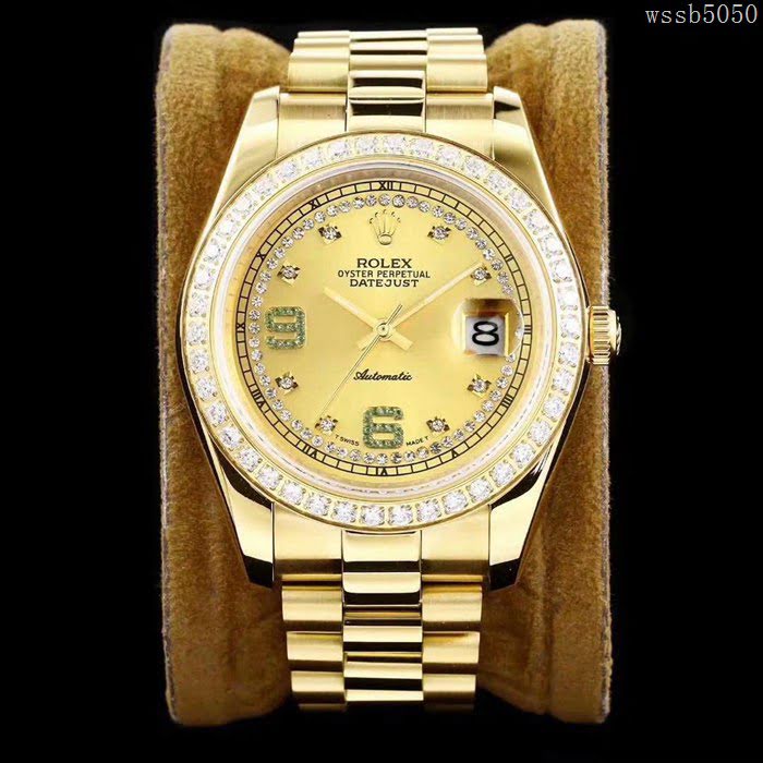 ROLEX勞力士 最新日誌款 複刻正品 鑽石刻度錶盤 高端系列 男士腕表 超強防水  wssb5050