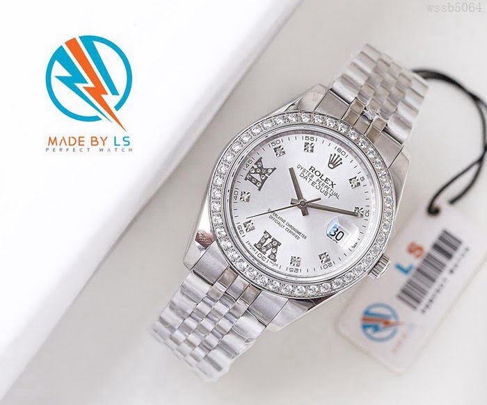 ROLEX勞力士 日誌月相型 904蠔式鋼 18k微納米電鍍金 五珠帶 三度防水性能 全自動進口機械男表  wssb5064
