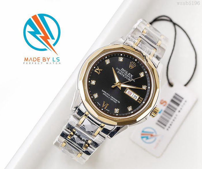 ROLEX勞力士 新款鎢鋼 Rolex情侶款 2019夏季熱浪勁推 進口雙曆機芯 高檔情侶表  wssb5196