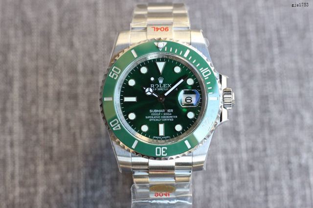 勞力士複刻手錶 Rolex最完美綠水鬼SUB-N廠V10升級版男士腕表  gjs1753