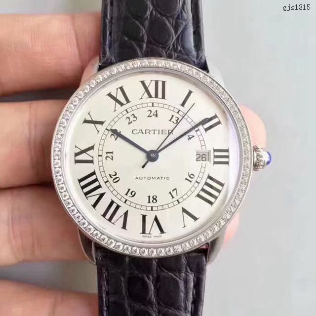 卡地亞專櫃爆款手錶 Cartier倫敦系列超薄經典款 SOLO系列腕表 W67010 卡地亞男士腕表  gjs1815