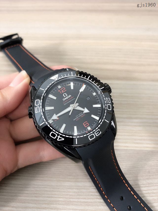 歐米茄高端手錶 OMEGA複刻海馬海洋宇宙600米三針男士腕表  gjs1960