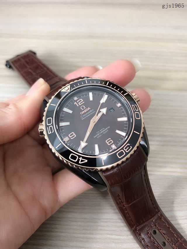 歐米茄高端手錶 OMEGA複刻海馬海洋宇宙600米男士腕表  gjs1965