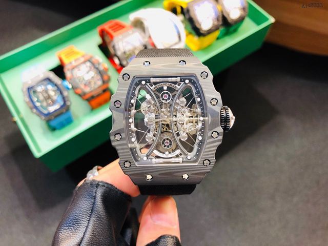 理查德米勒男士腕表 Richard Mille頂級版本RM53-01一體陀飛輪腕表  gjs2033