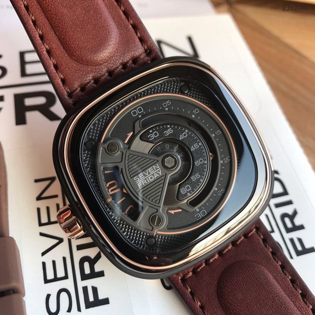 Sevenfriday自動機械男表 型號M2B-1 七個星期五休閒高端男表  gjs2061