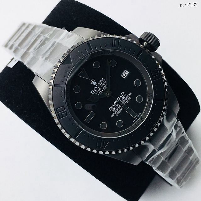 勞力士Deepsea手錶 Rolex深度槍色磨砂鋼面男士腕表  gjs2137