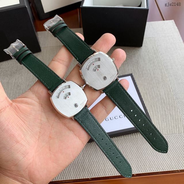 古馳皮帶手錶 Gucci新款中性石英腕表  gjs2148