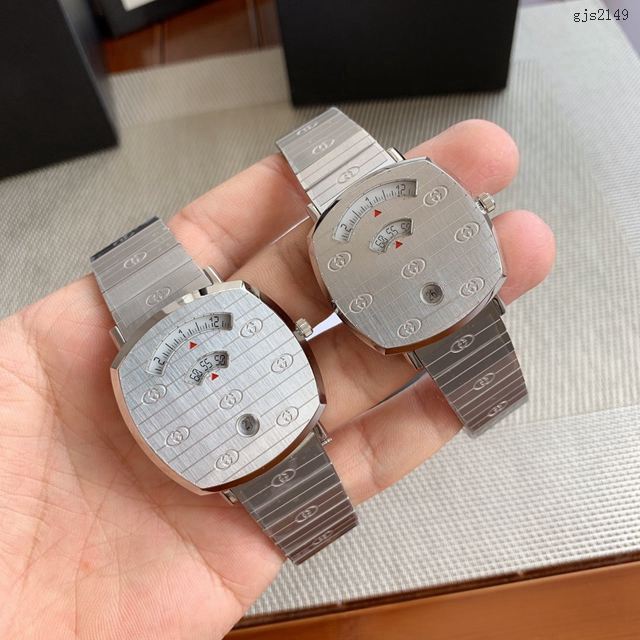古馳鋼帶手錶 Gucci新款中性石英腕表  gjs2149