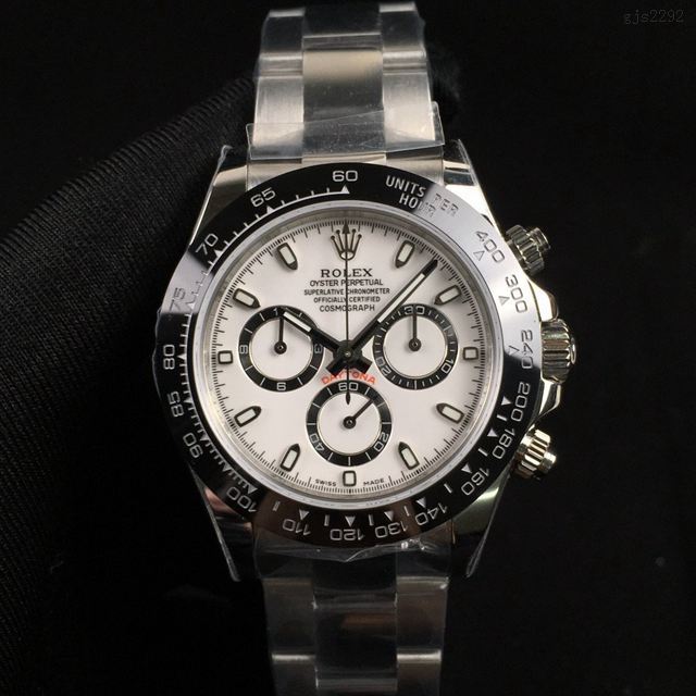 勞力士男士手錶 Rolex迪通拿新品 灰白金迪 玫瑰金迪 黃金迪 餘文樂同款 熊貓迪全新升級版腕表  gjs2292