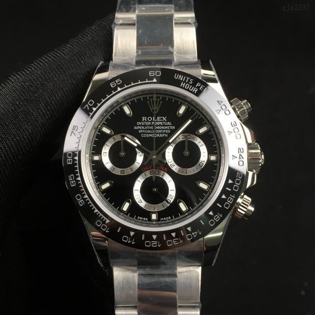 勞力士男士手錶 Rolex迪通拿新品 灰白金迪 玫瑰金迪 黃金迪 餘文樂同款 熊貓迪全新升級版腕表  gjs2293