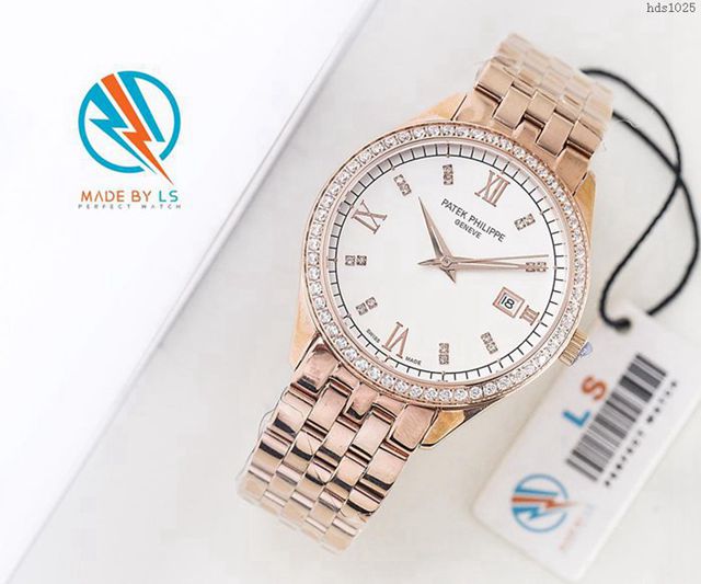 PATEK PHILIPPE手錶 2019百達翡麗最新款 百達翡麗情侶對表 三度防水功能  hds1025