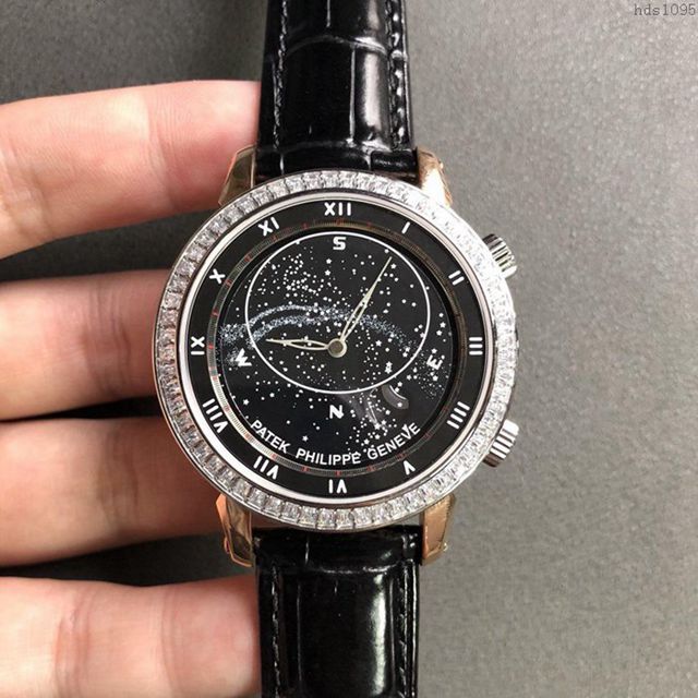 PATEK PHILIPPE手錶 星空5102天月款日內瓦蒼穹系列 百達翡麗機械表 百達翡麗高端男表  hds1095