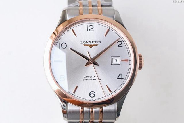 LONGINES手錶 開創者系列 浪琴新款Record系列腕表 浪琴機械男表 浪琴高端男士腕表  hds1143