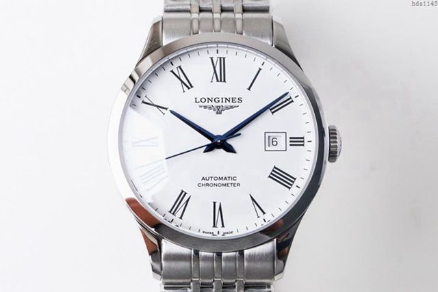 LONGINES手錶 開創者系列 浪琴新款Record系列腕表 浪琴機械男表 浪琴高端男士腕表  hds1145