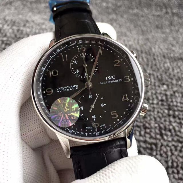 IWC手錶 V4版 IWC萬國葡萄牙系列 自動機械計時跑秒腕表3714 IW371445 萬國男表 萬國高端機械男士腕表  hds1157