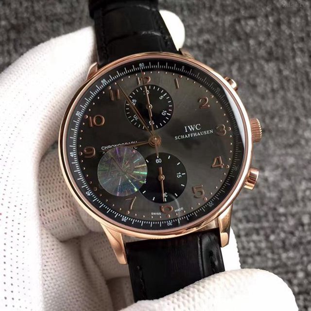 IWC手錶 V4版 IWC萬國葡萄牙系列 自動機械計時跑秒腕表3714 IW371445 萬國男表 萬國高端機械男士腕表  hds1161