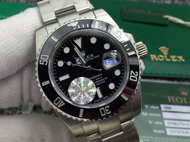 勞力士手錶 SUB藍水鬼A7升級版 2836機 Rolex機械男士腕表  hds1162