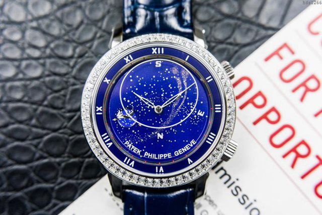 PATEK PHILIPPE手錶 5102天月款日內瓦蒼穹系列 百達翡麗星象功能男表 百達翡麗高端機械男士腕表  hds1266