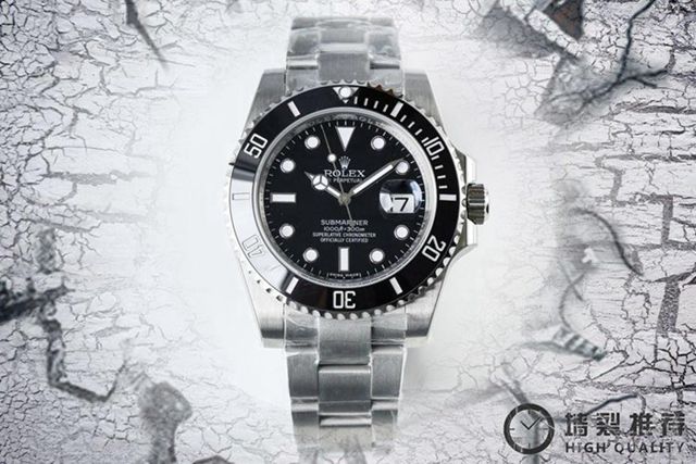 勞力士手錶 Rolex潛艇潛航者系列116610 綠水鬼綠鬼v8版 Rolex自動機械男表 冰藍色超亮夜光 超強防水  hds1382