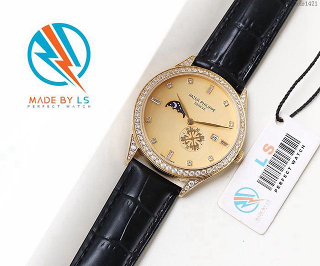 PATEK PHILIPPE手錶 2019最新款情侶對表 百達翡麗月相系列 百達翡麗高端情侶腕表  hds1421