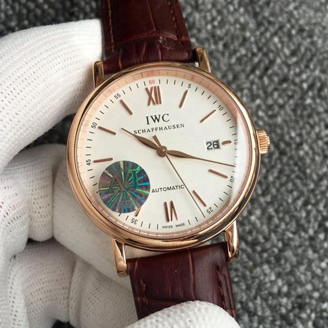 IWC手錶 萬國波濤菲諾商務簡約腕表 萬國經典男士腕表 萬國機械男表  hds1502