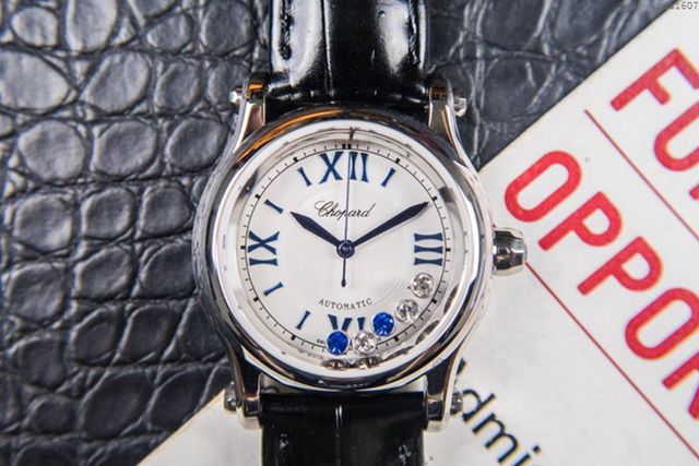 Chopard手錶 蕭邦Happy Sport腕表 五珠天然貝殼面 蕭邦自動機械女表 蕭邦高端女士腕表  hds1607
