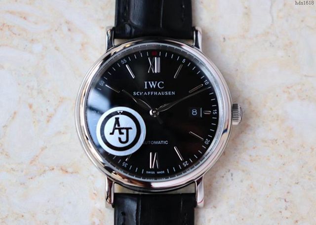 IWC手錶 萬國波濤菲諾商務簡約腕表 萬國經典款機械男表 萬國高端男士腕表  hds1618