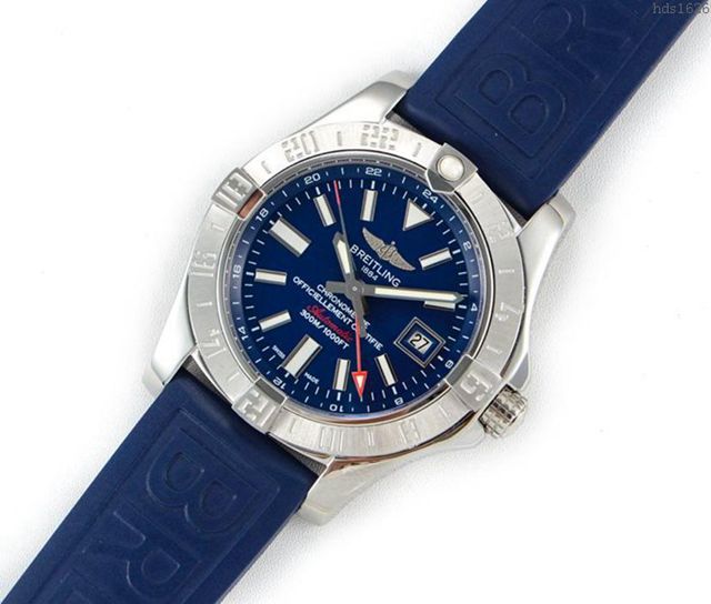 breitling手錶 百年靈復仇者二代世界時間腕表 百年靈自動上弦機械男表 百年靈高端男表  hds1626