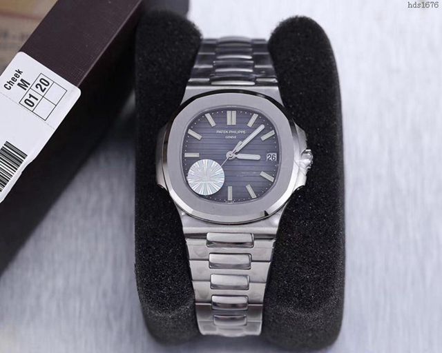 PATEK PHILIPPE手錶 最薄的鋼表之王5711鸚鵡螺 百達翡麗自動上鏈男表 百達翡麗高端男士腕表  hds1676