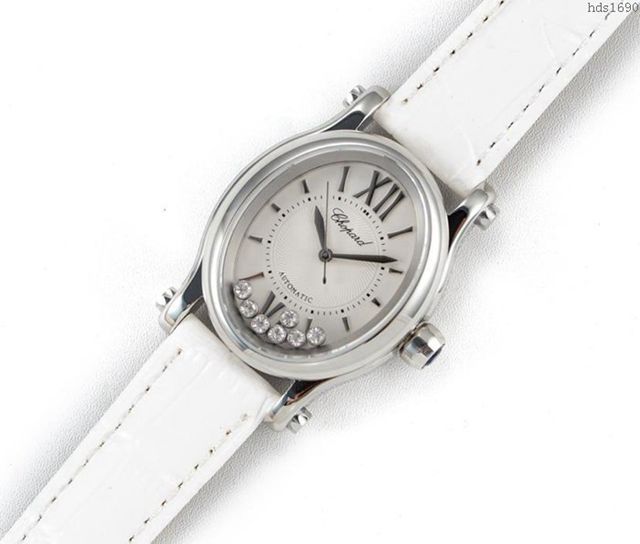 Chopard手錶 蕭邦快樂鑽系列橢圓型機械6T28新款 蕭邦時尚男士腕表 蕭邦全自動機械男表  hds1690