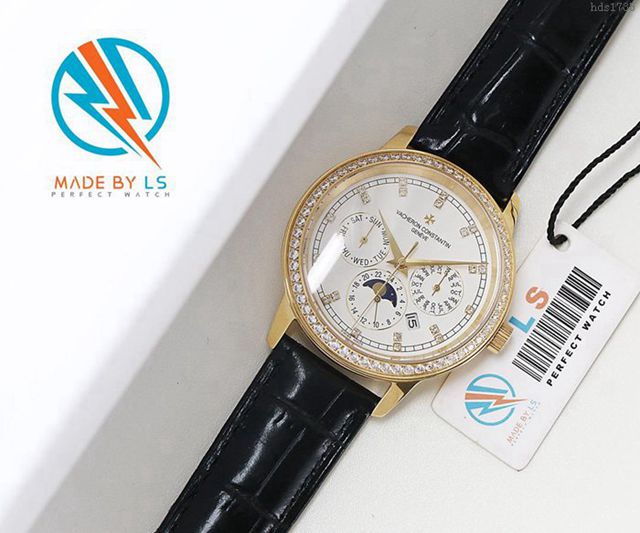 vacheron Constantin手錶 時尚潮流男款 江詩丹頓傳襲系列 江詩丹頓高端男表 江詩丹頓機械表  hds1735