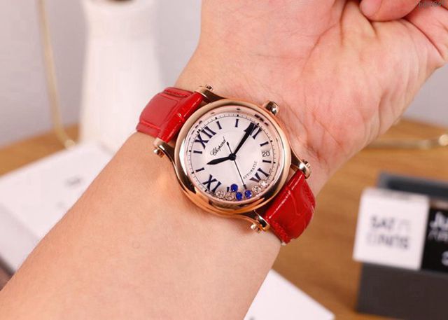 Chopard手錶 蕭邦機械女表 HAPPY SPORT MEDIUM AUTOMATIC系列 278559-3001 蕭邦女士腕表  hds1847