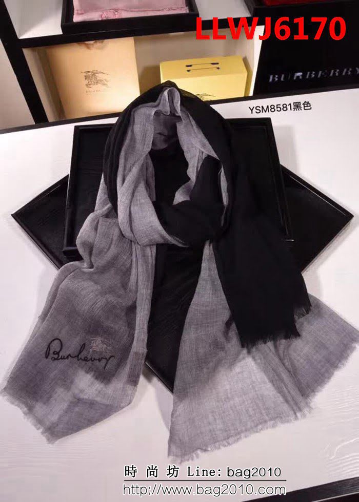 BURBERRY巴寶莉 官網同步 最新純羊絨超薄款圍巾 YSM8581 LLWJ6170