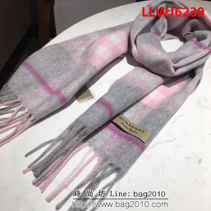BURBERRY巴寶莉 原單正品 英倫巴格經典山羊絨圍巾 LLWJ6239