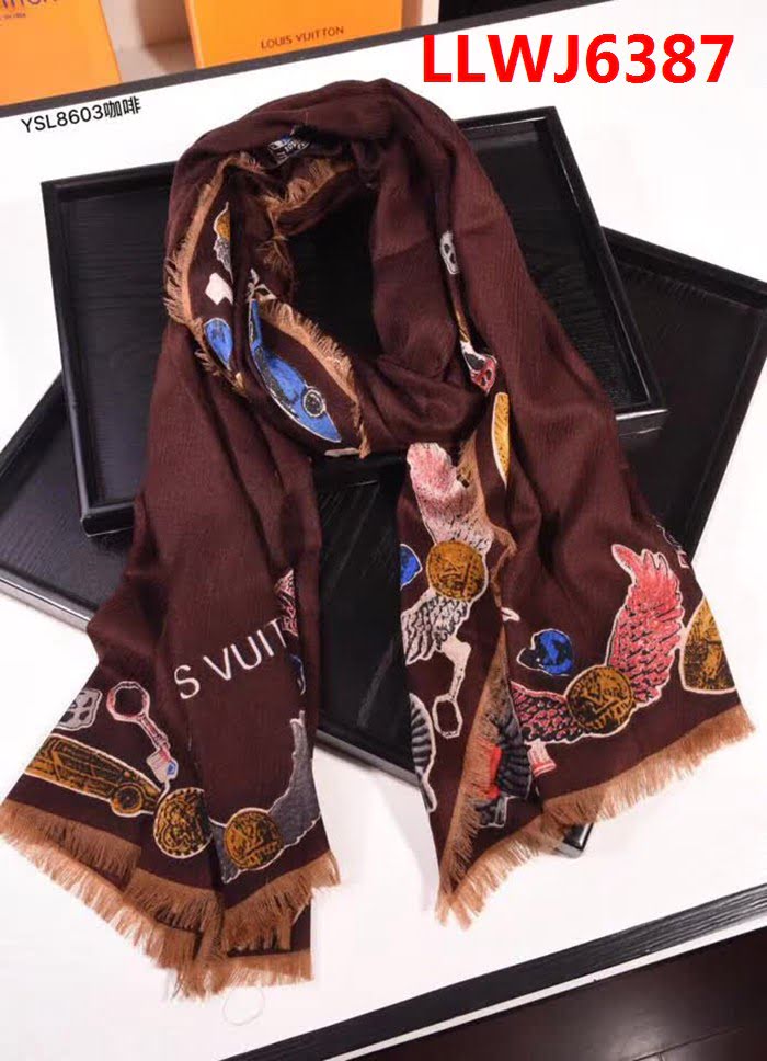 路易威登LV限量系列 羊絨紗線圍巾 YSL8603 LLWJ6387