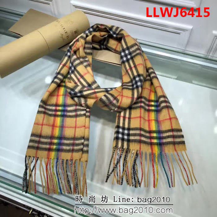 BURBERRY巴寶莉 秋冬限量紀念款 Vintage格紋經典款長圍巾 LLWJ6415
