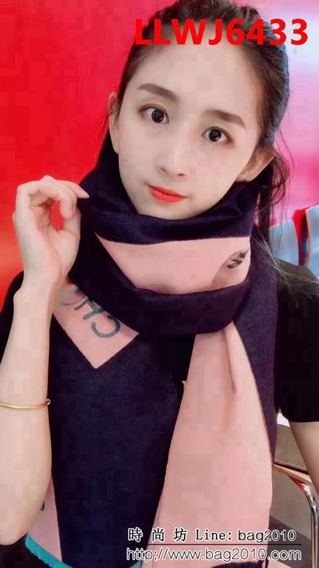CHANEL香奈兒 2018年新款羊絨長圍巾 LLWJ6433