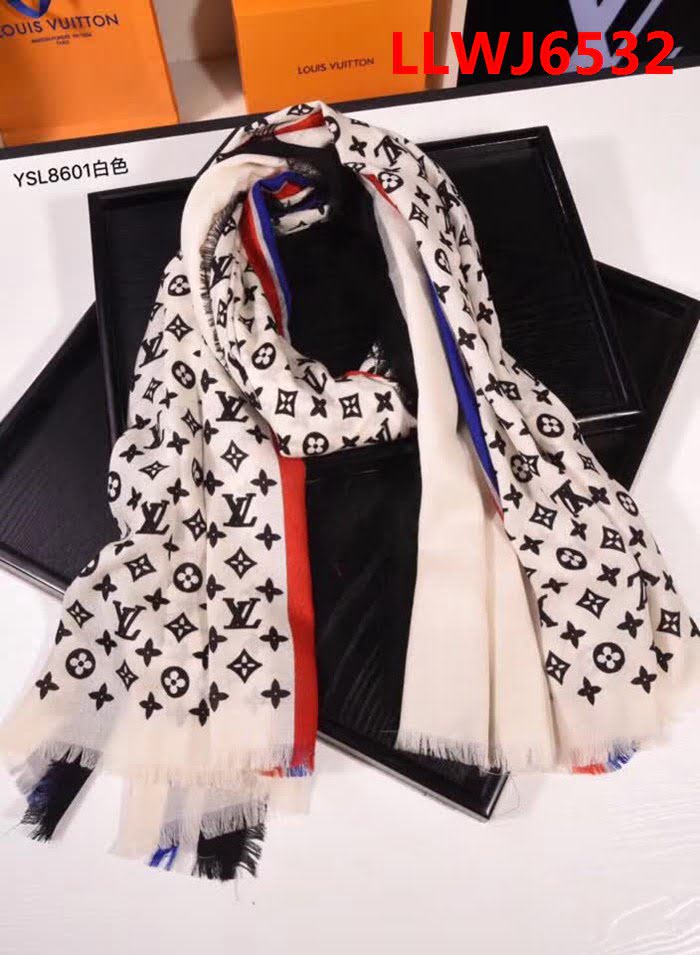 路易威登LV2018專櫃新款 羊絨Pop Monogram方巾 YSL8601 LLWJ6532