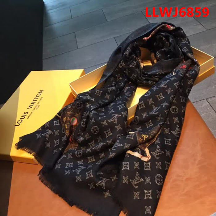 路易威登LV高端品質 戒指絨長圍巾 LLWJ6859