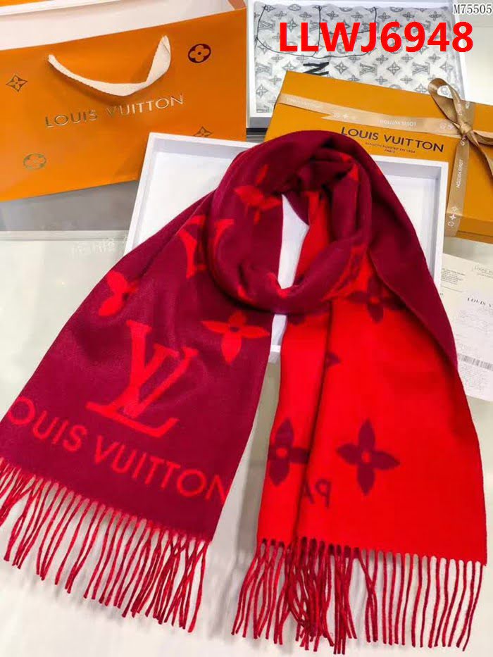 路易威登LV頂級原單 Louis VuittonREYKJAVIK羊絨圍巾/披肩 LLWJ6948