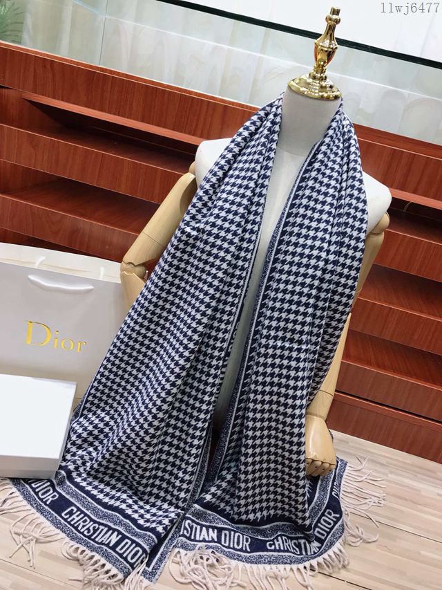 Dior圍巾 羊絨混紡 迪奧女長圍巾 Dior印花披肩  llwj6477