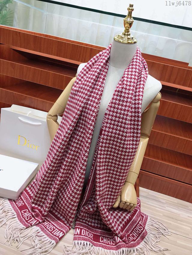 Dior圍巾 羊絨混紡 迪奧女長圍巾 Dior印花披肩  llwj6478