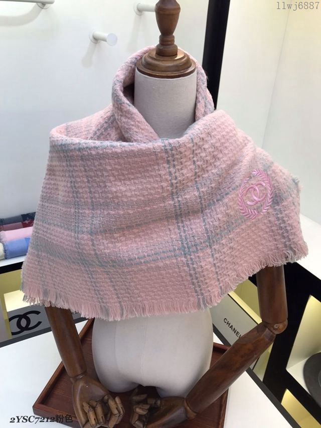 CHANEL圍巾 專櫃VIP限量版 香奈兒頂級進口客供羊毛圍巾 CHANEL羊毛圍巾女披肩  llwj6887