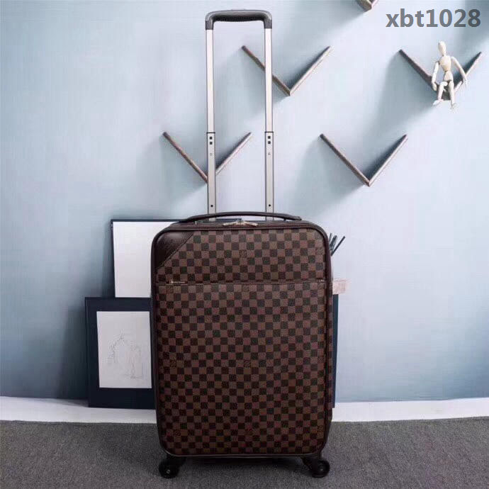 路易威登LV 20寸旅行箱 可登機 超耐磨損萬向輪 加厚全鋁合金 梯形拉杆  xbt1028